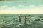 Bathing Scene, P.E. Island postcard 