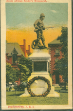 South African Soldier's Monument postcard. 
