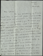 Letter to Sylvia 