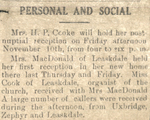 Personal and Social